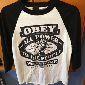 Obey shirt size small