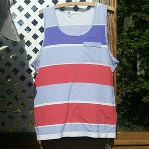 [LAST CHANCE] 21 Men Striped Tank Top