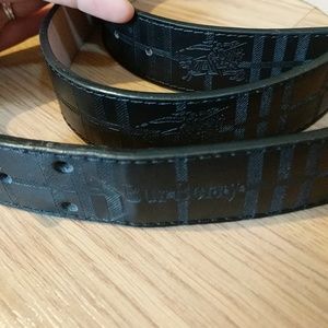 Burberry mens belt without buckle.