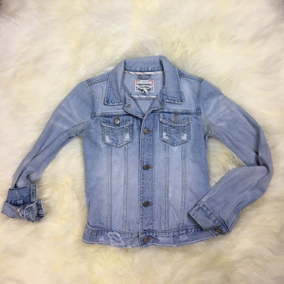 abercrombie kids Other - Abercrombie Vintage Denim Jean Jacket Sz Large