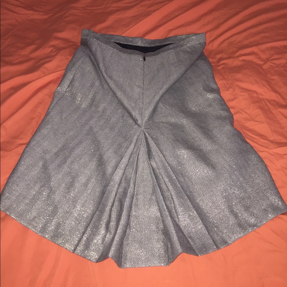 French Connection pencil skirt w back kick pleat