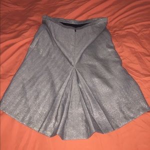 French Connection pencil skirt w back kick pleat