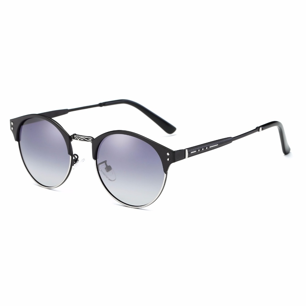 ALTON - ROUND RIMLESS POLARIZED SUNGLASSES
