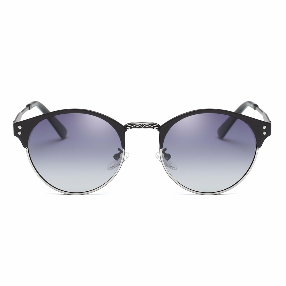 ALTON - ROUND RIMLESS POLARIZED SUNGLASSES - Picture 2 of 8