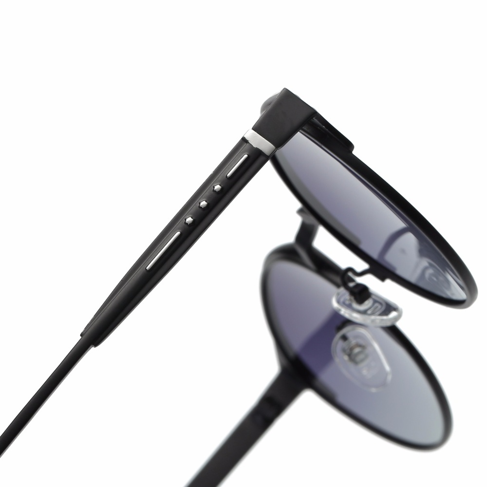 ALTON - ROUND RIMLESS POLARIZED SUNGLASSES - Picture 7 of 8