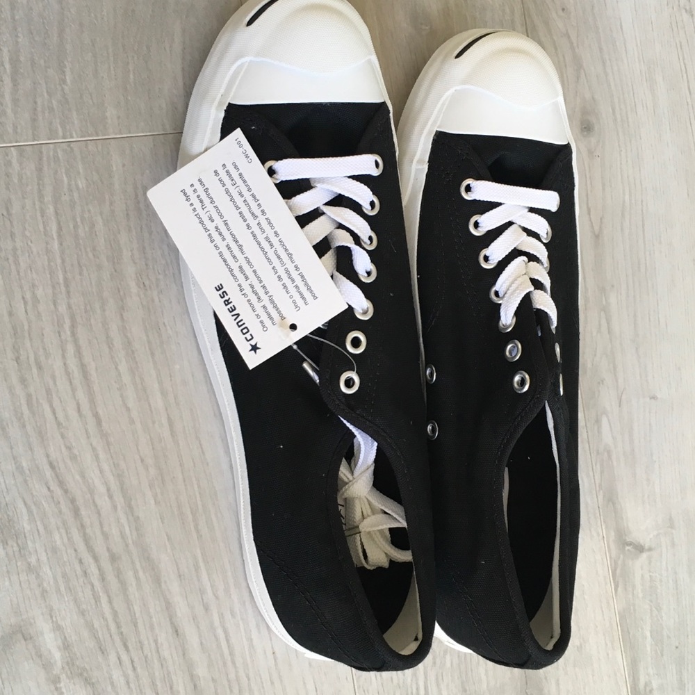 Converse Jack Purcell  Black- New with Tags