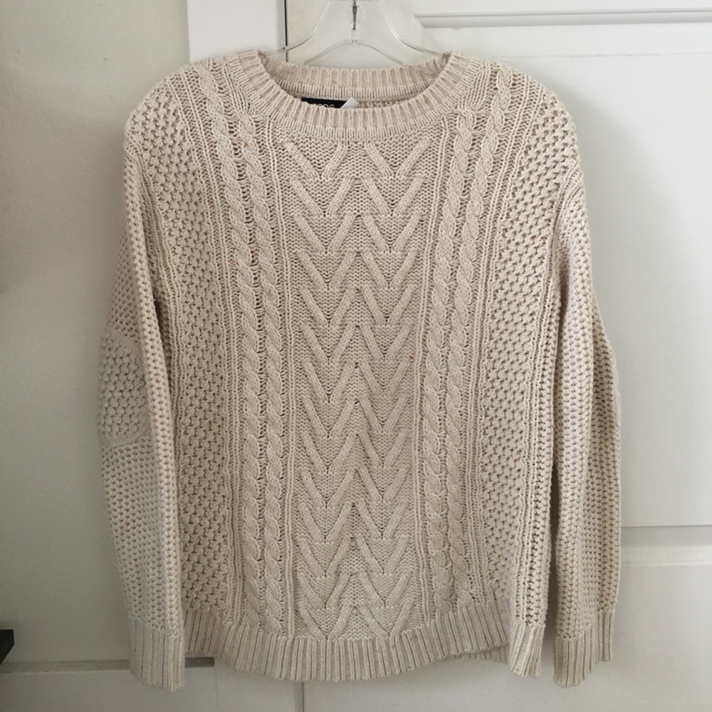 Cozy fishnet sweater