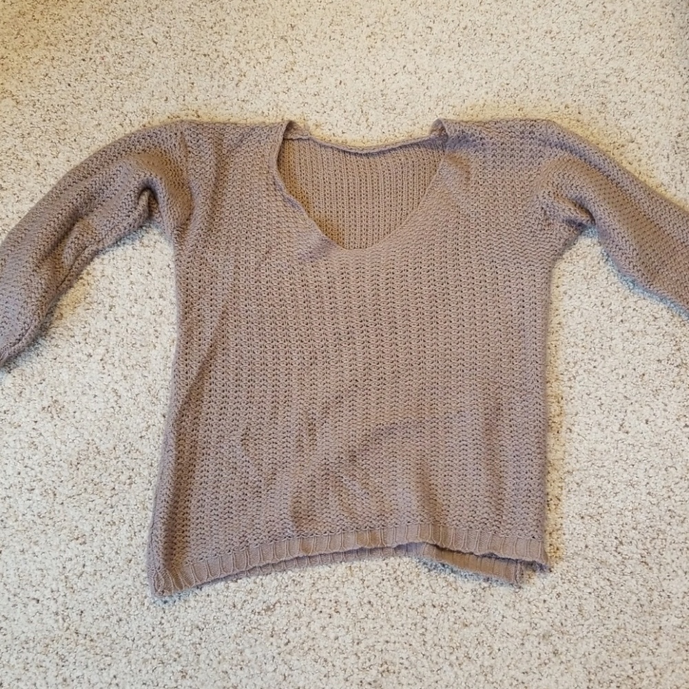 5/$25 Lavender crop knit sweater