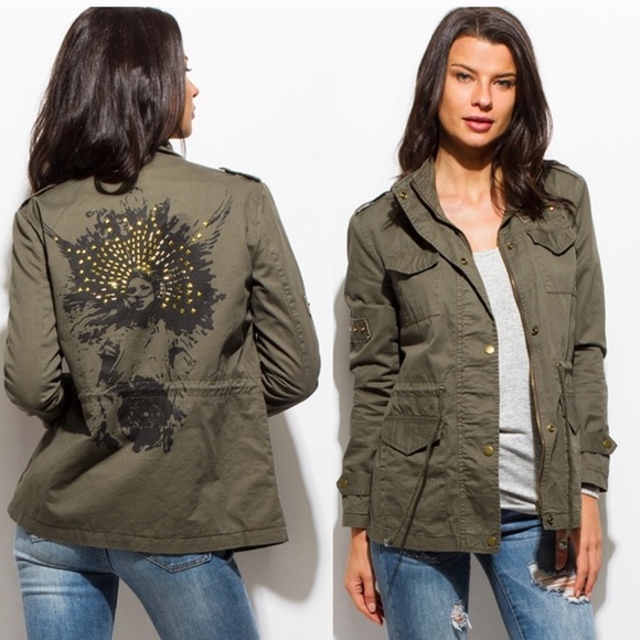 Jackets & Blazers - Last 1! 💕HP 💕Studded Utility Jacket