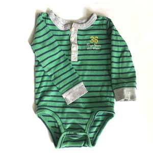 Long sleeved, "Tiny Team All-Stars" onesie 18 mo.