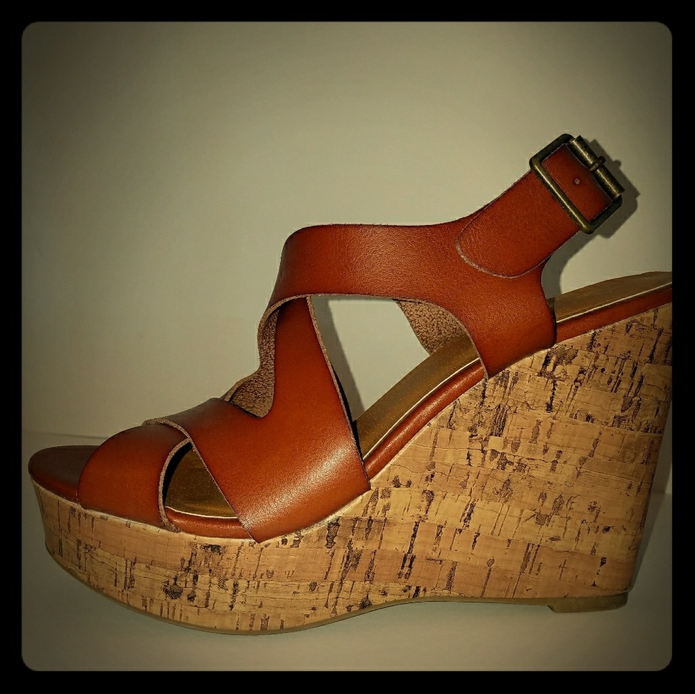 Mossimo Supply Co platform wedge sandals