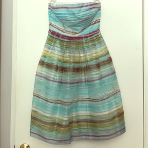 Multi colored knee length dress