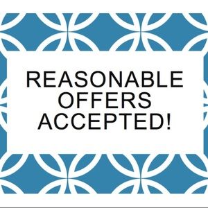 Reasonable offers accepted, just ask!