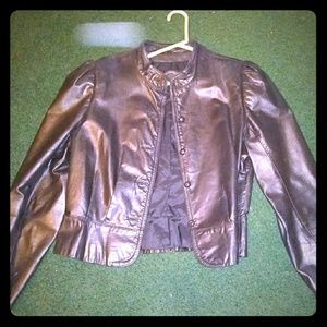Leather jacket small