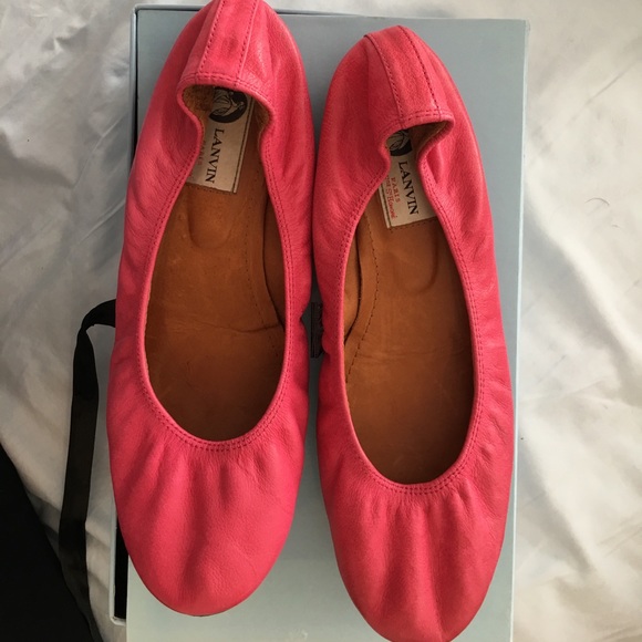 Pink Lanvin Ballet Flats 40 - Picture 1 of 5