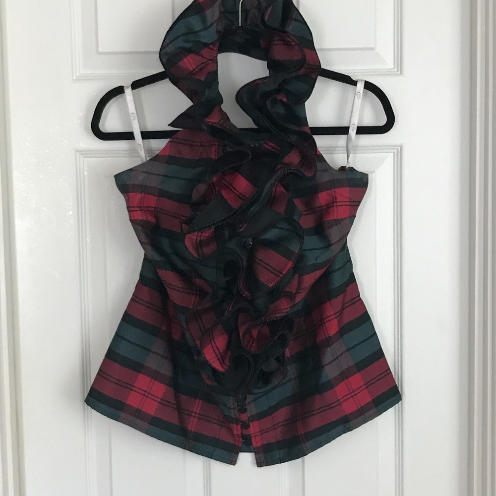 Festive halter top
