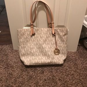 Michael Kors signature print tote