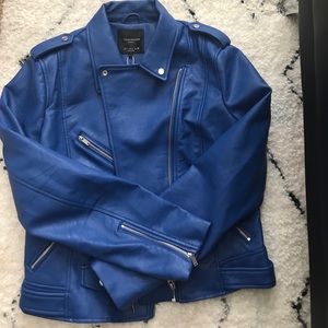 Zara faux leather jacket