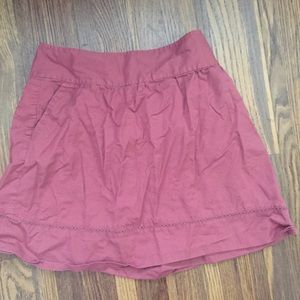 High waisted skirt