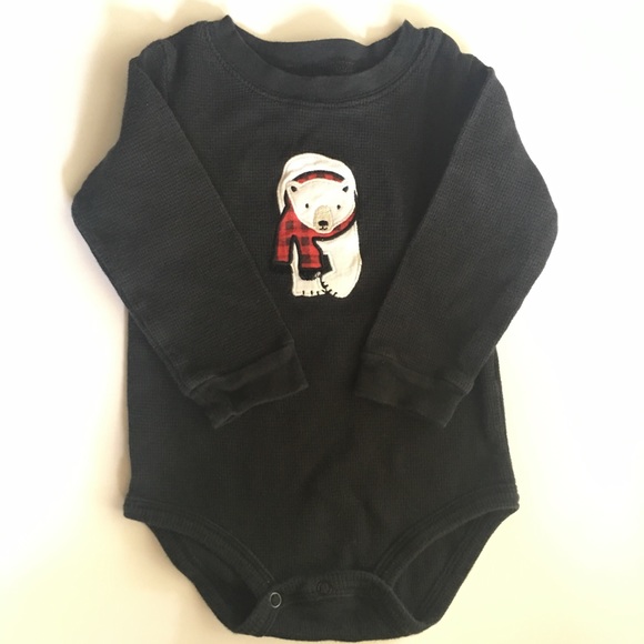 Black polar bear thermal 18 mo. - Picture 1 of 3