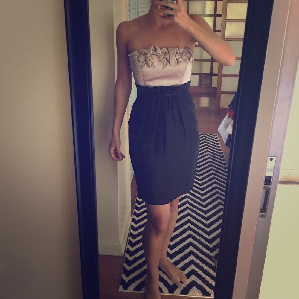 ❌SOLD❌ BCBG Satin Cocktail Dress