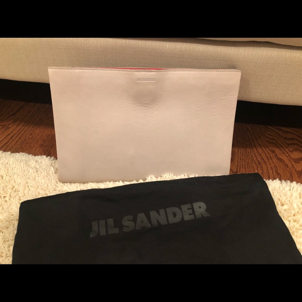 Jil Sander Tripod Clutch