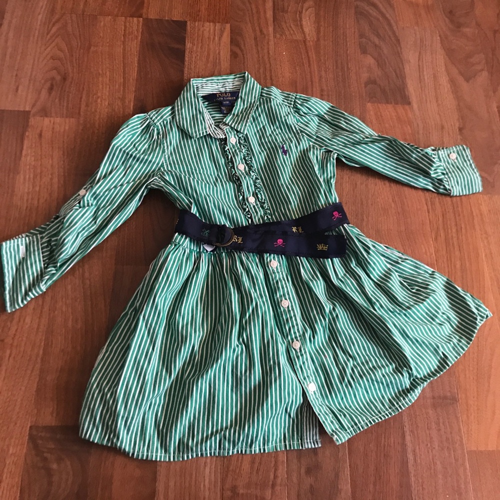 Polo button up shirt dress