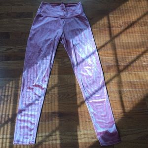 Velour high waist pants