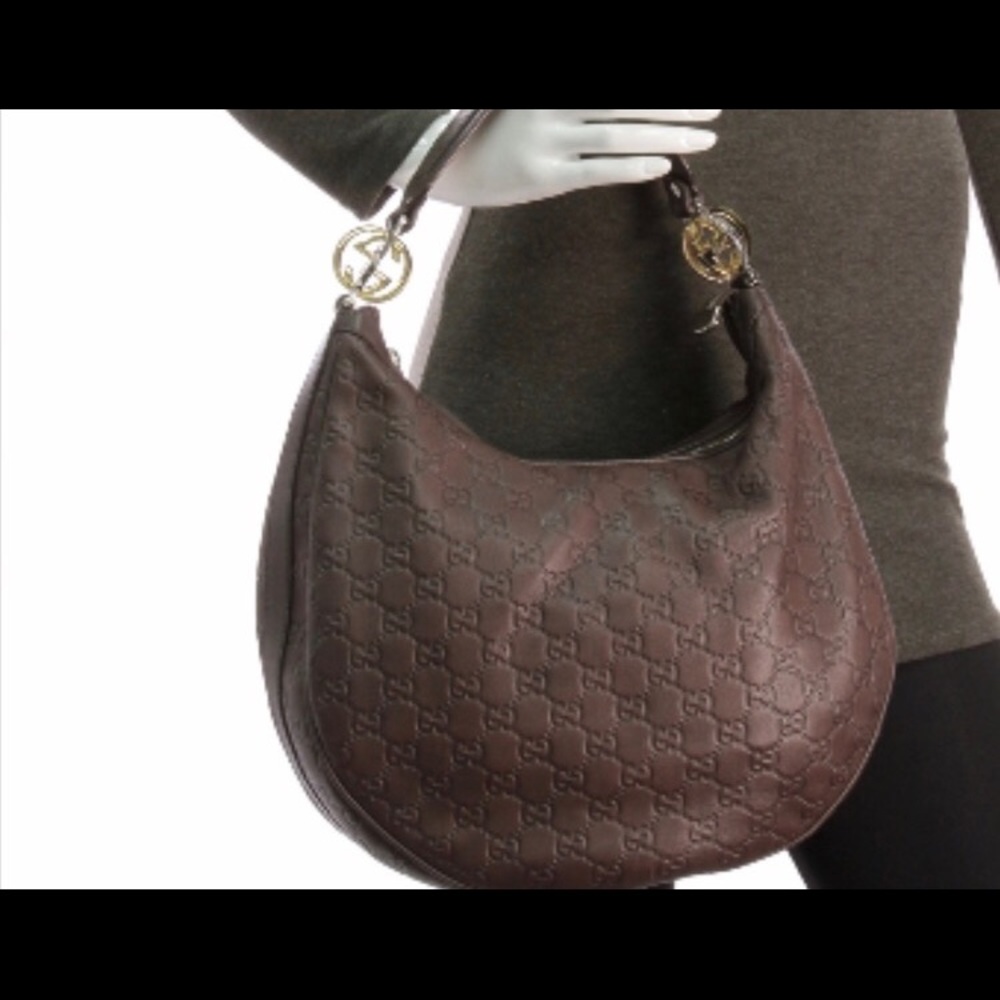 Guccissima Brown leather bag