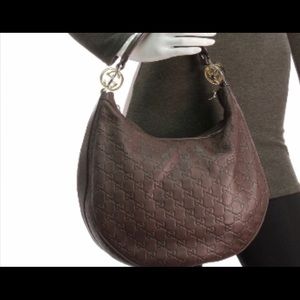 Guccissima Brown leather bag