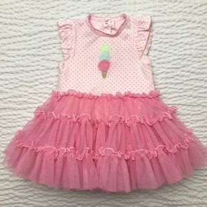 Girl’s Little Me Tutu Ice Cream Dress Size 18 Months