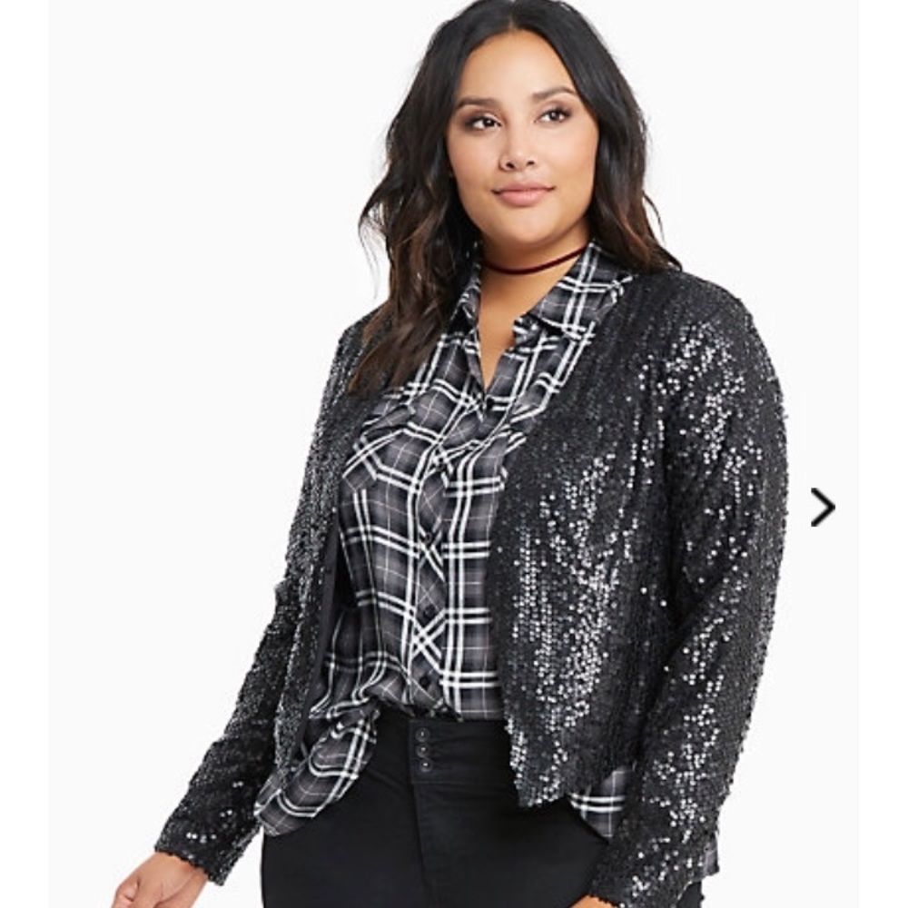 NWT Torrid sequin blazer jacket size 5
