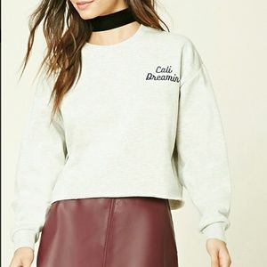 Cropped sweatshirt