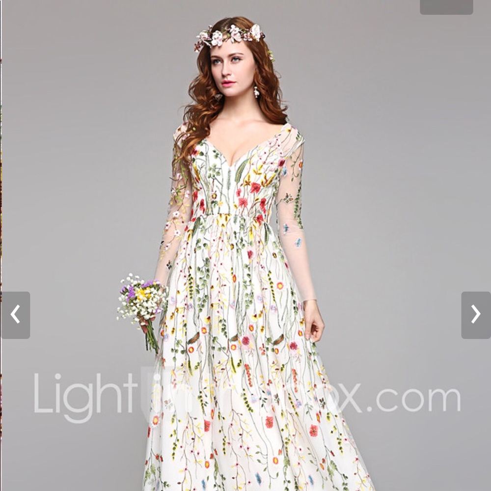 Floral Wedding Dress