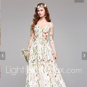Floral Wedding Dress