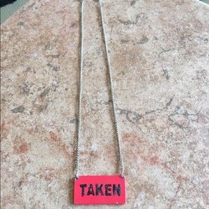 Claire’s Single/Taken Necklace