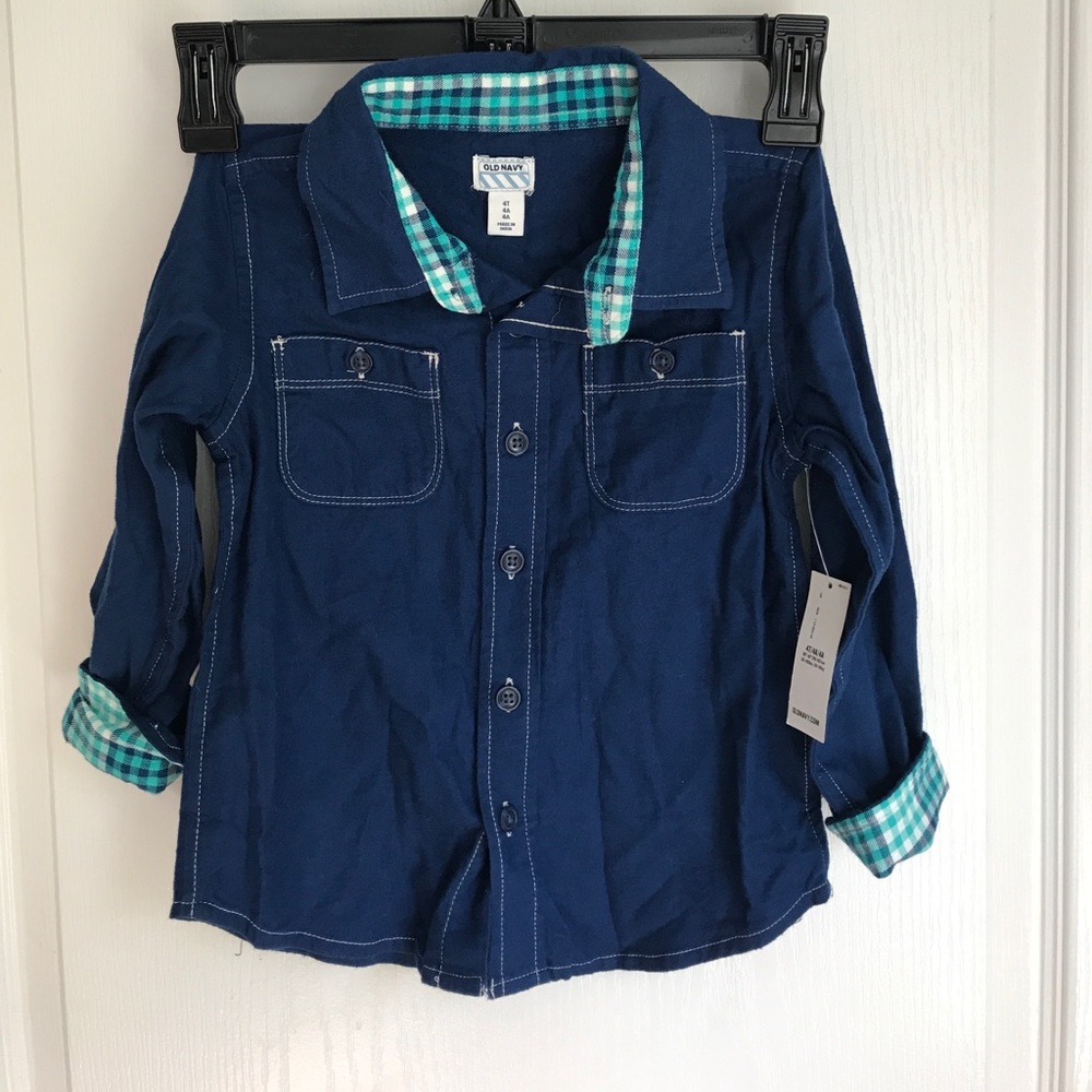 Old Navy toddler boys flannel shirt