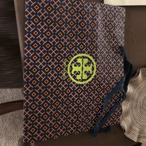 large tory burch shopping bag