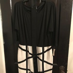 Black and white dress