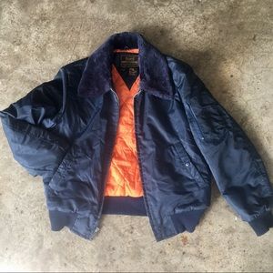 Mid Century Vintage Sears Lined Bomber Jacket