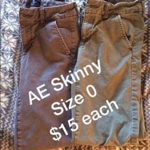 American Eagle Skinny Twill Pants