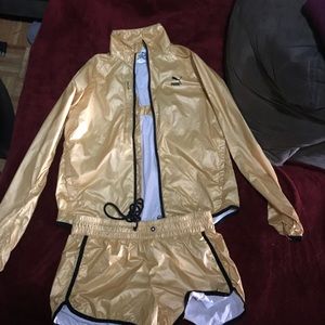 Windbreaker jack and shorts