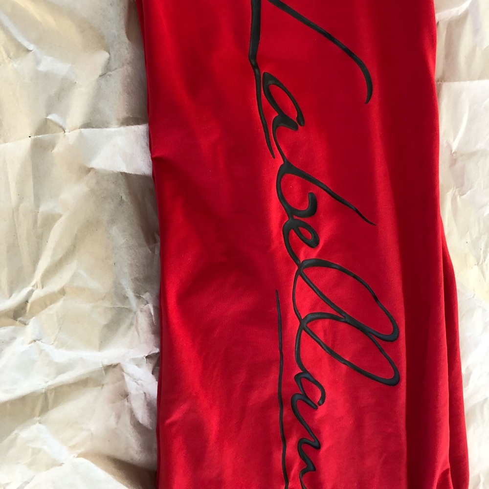 Labellamafia S red pro athlete leggins used