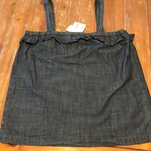 NEW J. Crew denim tank top
