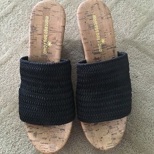 Montego bay club chunky wedge heels