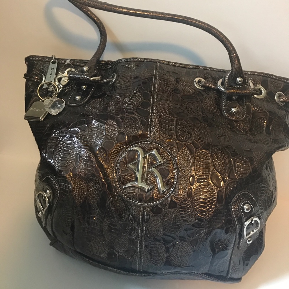 Shiny brown bag