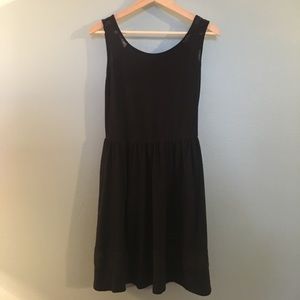 Mossimo Black Cotton Dress with lace detail