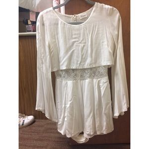 TOBI lace romper