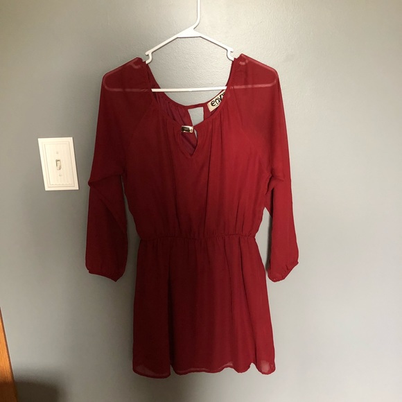 Envy Dresses & Skirts - Dark Red Dress