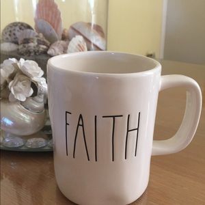 Rae Dunn faith mug NWT